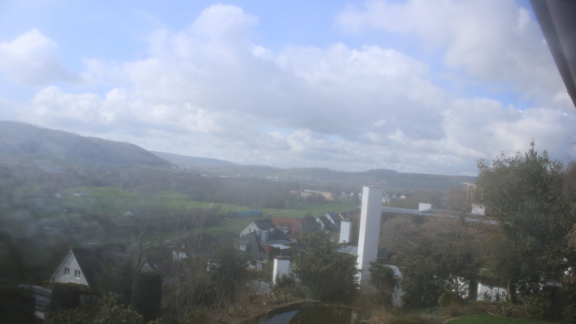 Blick von Bad Pyrmont nach Südwesten Richtung Lügde