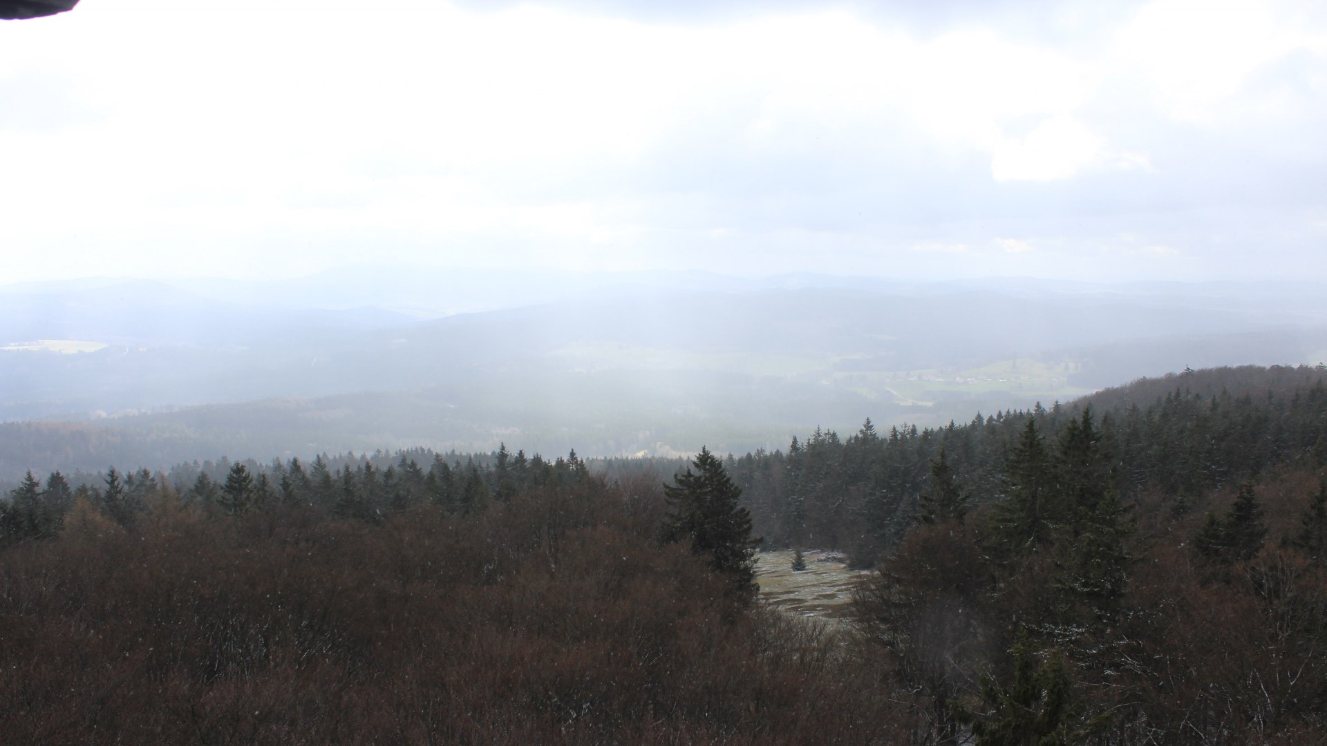 Böhmerwaldturm/Stadlern-Blick nach Süden