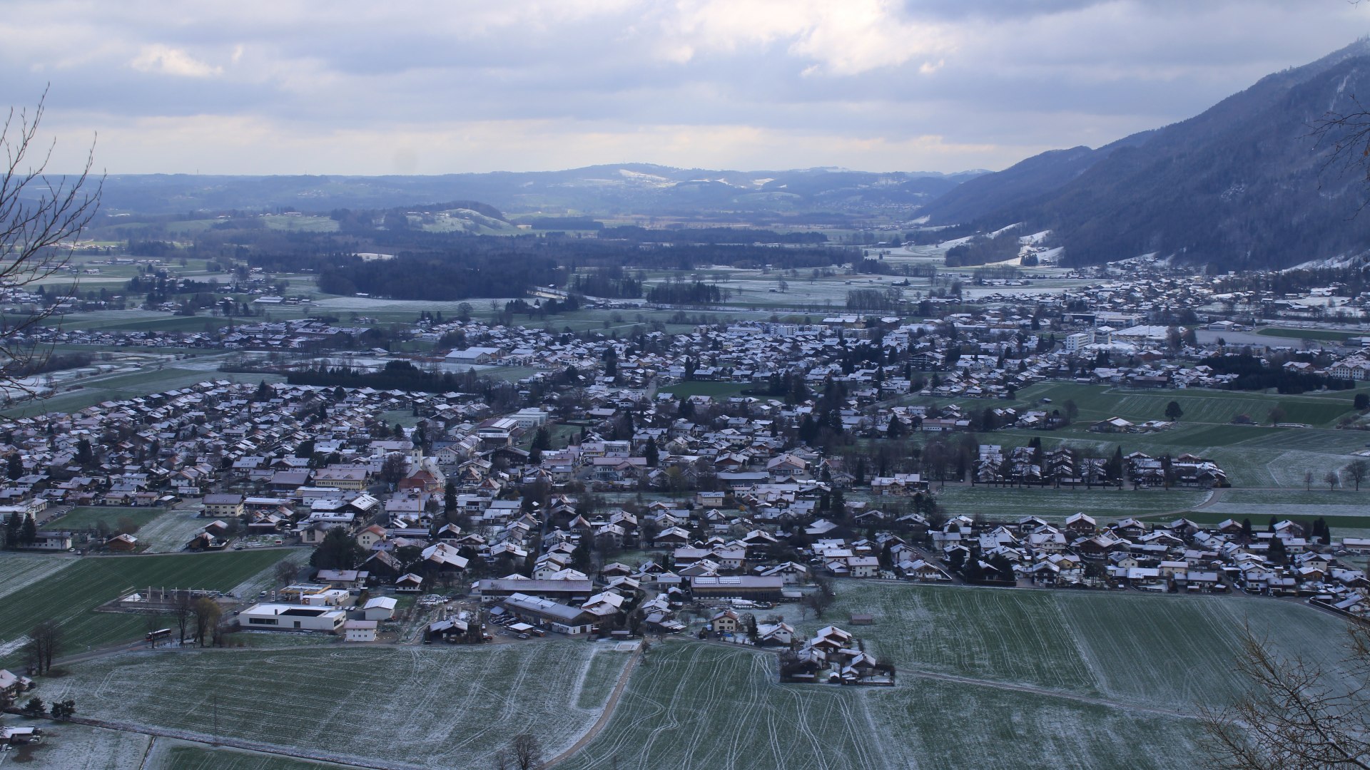Grassau-Blick von der Zeppelinhöhe