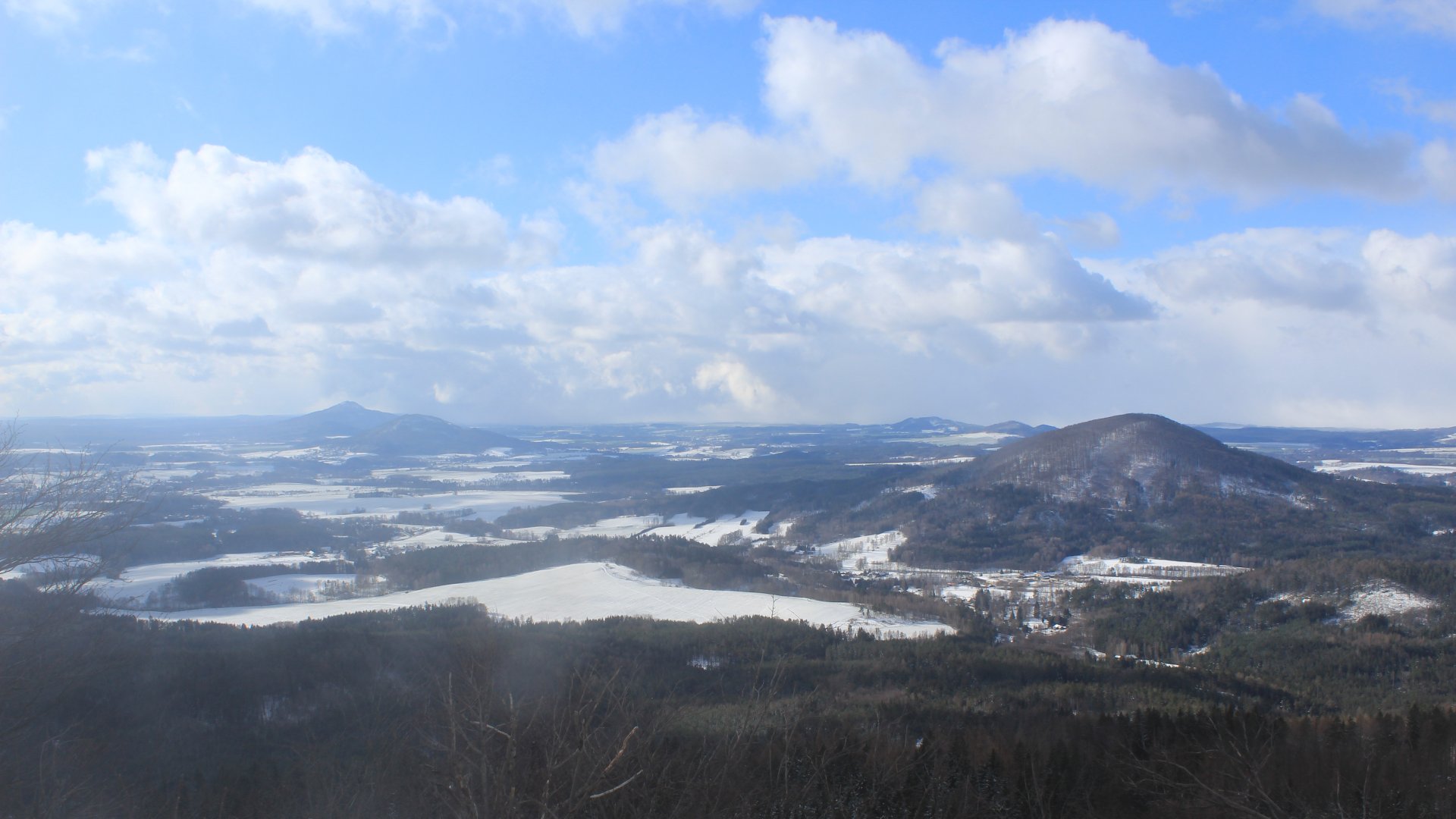 Hochwald/Oybin-Blick nach Süden