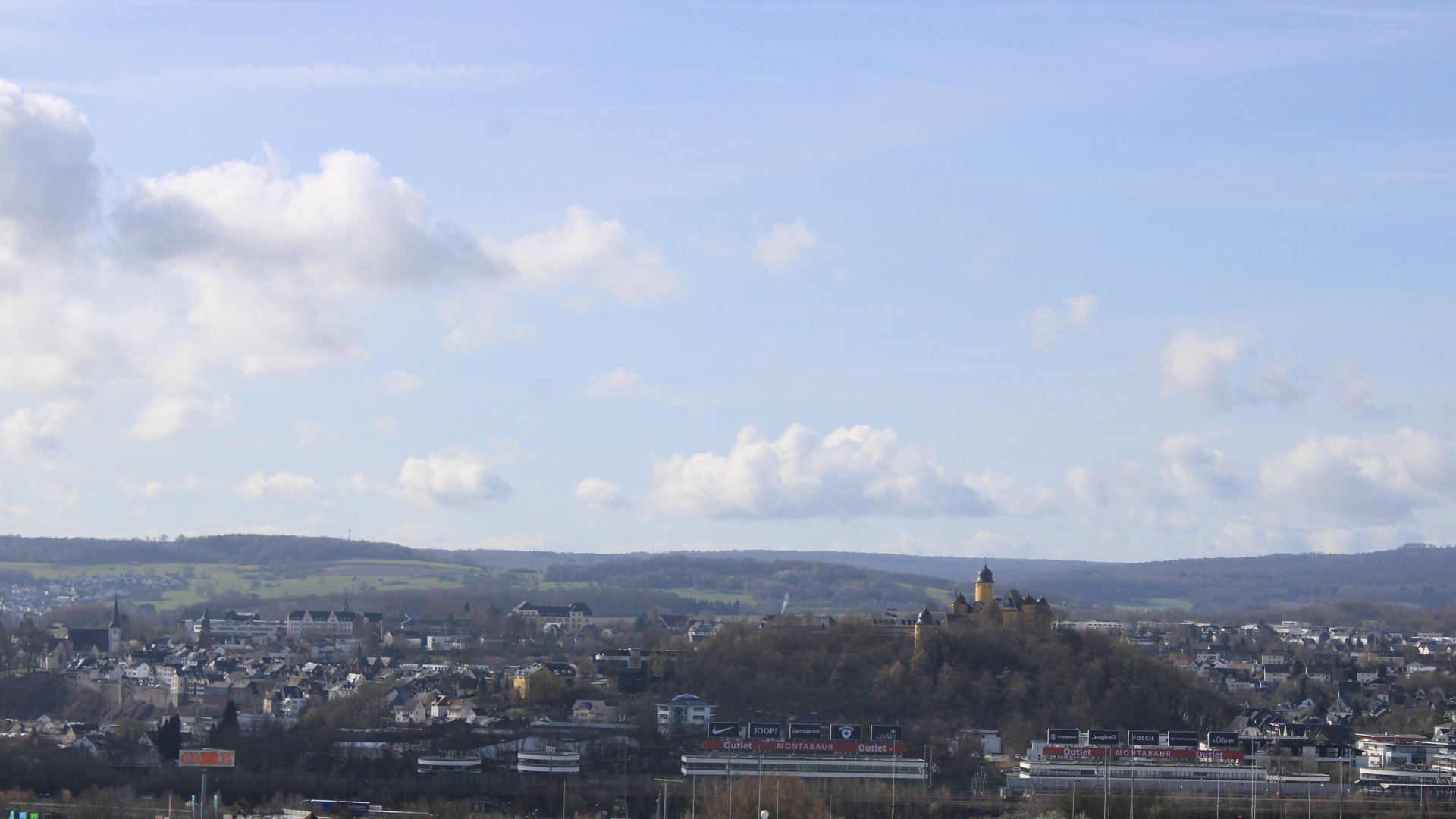 Blick nach Süden über Montabaur