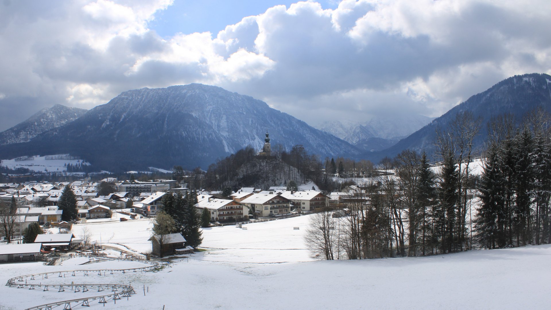 Ruhpolding/Chiemgau Coaster-Blick nach Südosten